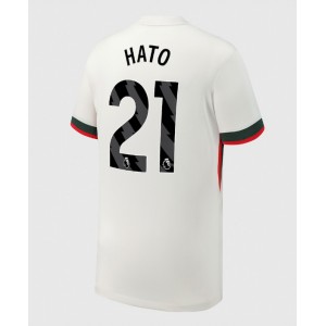 Fotbalové Dres Chelsea Jorrel Hato #21 Venkovní Oblečení 2025-26 Krátký Rukáv